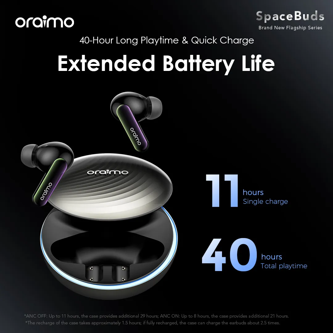 oraimo spacebuds hybrid anc true wireless earbuds customized voice prompt oraimo spacebuds hybrid anc true wireless earbuds customized voice prompt