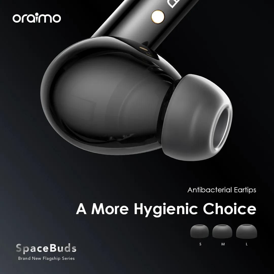 oraimo spacebuds hybrid anc true wireless earbuds customized voice prompt oraimo spacebuds hybrid anc true wireless earbuds customized voice prompt