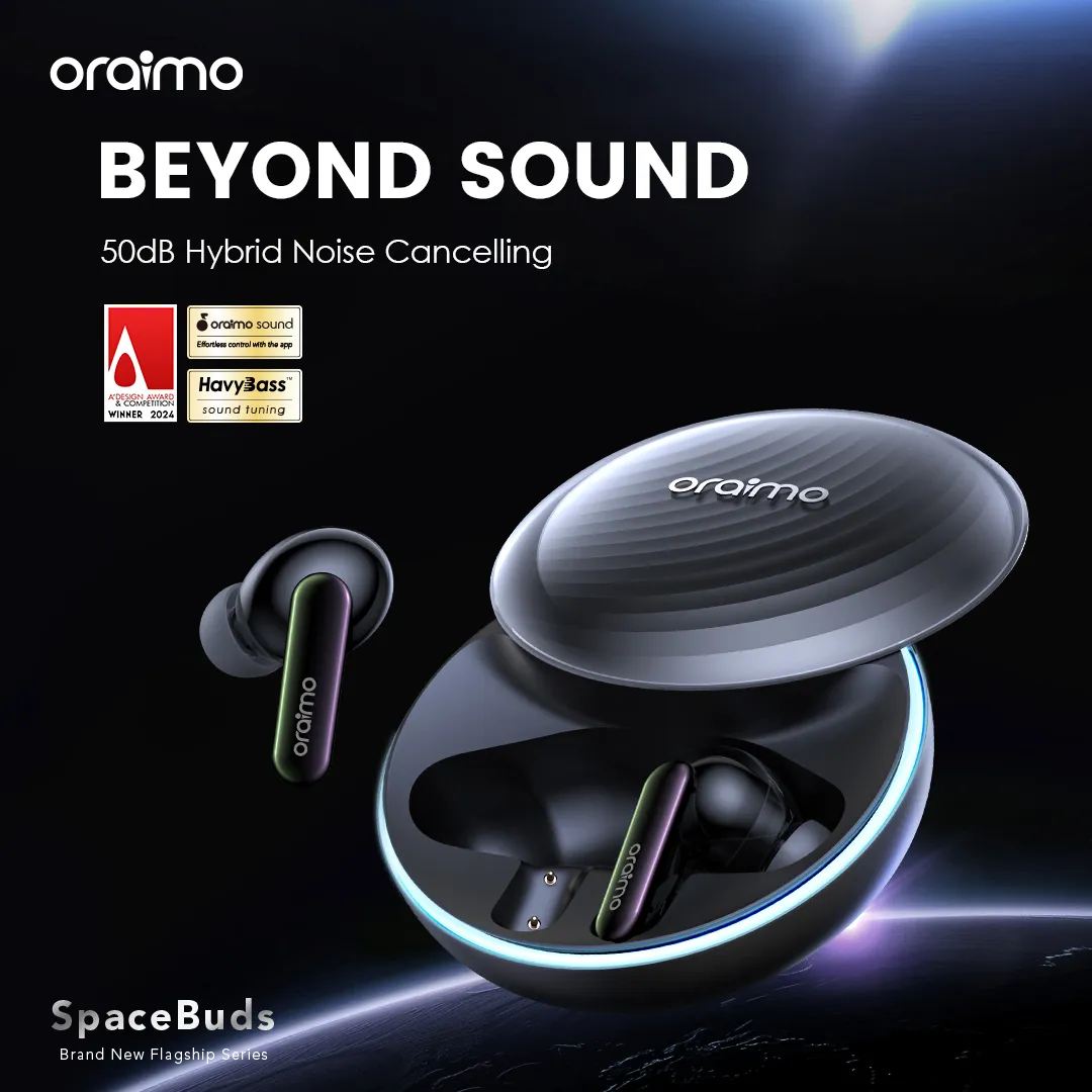 oraimo spacebuds hybrid anc true wireless earbuds customized voice prompt oraimo spacebuds hybrid anc true wireless earbuds customized voice prompt