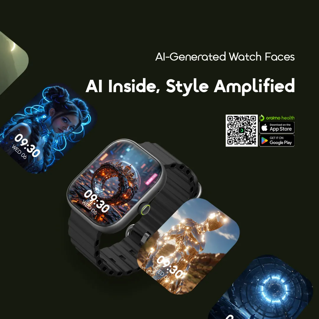 oraimo watch 6 2.04" tft ip68 smart watch oraimo watch 6 2.04" tft ip68 smart watch
